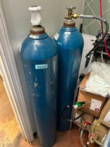 (2) LARGE CO2 TANKS