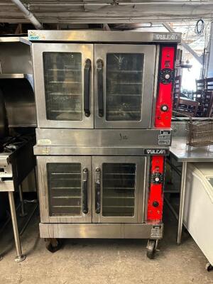 VULCAN DOUBLE STACK GAS CONVECTION OVEN.