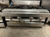 JADE RANGE FOUR BURNER COUNTER TOP RANGE W/ STAINLESS RISER. - 4