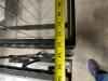 54" FOUR TIER WROUGHT IRON BAKERS RACK W/ PLEXI GLASS INSERTS. - 2