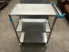 LAKESIDE 24" X 16" THREE TIER STAINLESS UTILITY CART. - 4