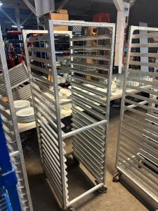 TWENTY PAN ROLL ABOUT TRAY RACK.,