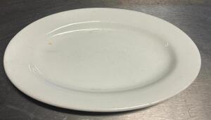 (24) 10" X 6.5" CHINA PLATTERS