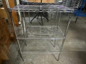 (2) 24" X 12" THREE TIER WIRE RACKS