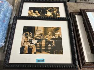 (2) 21" FRAMED PRINTS