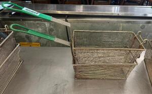 (2) DEEP FRYER BASKETS