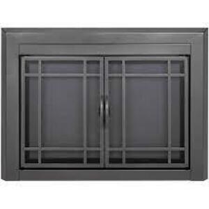 DESCRIPTION: (1) SET OF FIRESCREEN GLASS BRAND/MODEL: EDINBURG #ED-5410 INFORMATION: GUNMETAL RETAIL$: $647.49 EA QTY: 1