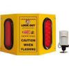 DESCRIPTION: (1) FORKLIFT COLLISION AWARENESS SENSOR ALERT WARNING SYSTEM BRAND/MODEL: LOOKOUT INFORMATION: YELLOW SIZE: FLASHING LIGHTS RETAIL$: $829