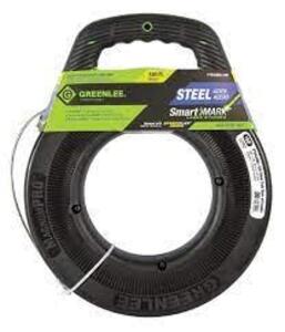 DESCRIPTION: (1) STEEL FISH TAPE BRAND/MODEL: GREENLEE #FTS438DL-150 SIZE: 1/8 WIDE 250 FT LONG RETAIL$: $140.00 EA QTY: 1