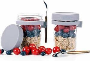 DESCRIPTION: (8) OVERNIGHT OATS CONTAINER BRAND/MODEL: AEBOR SIZE: 10 OZ RETAIL$: $12.99 ea QTY: 8