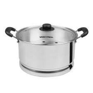 DESCRIPTION: (1) ALUMINUM STEAMER BRAND/MODEL: VASCONIA SIZE: 10 QT RETAIL$: $17.99 EA QTY: 1