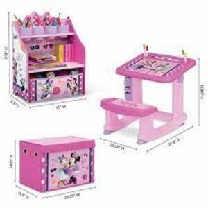 DESCRIPTION: (1) ART AND PLAY ROOM IN A BOX BRAND/MODEL: (1) DISNEY JUNIOR MINNIE RETAIL$: $60.00 EA QTY: 1