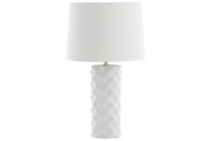 DESCRIPTION: (2) TEXTURED LAMP BRAND/MODEL: BETTER HOME AND GARDEN RETAIL$: $60.00 EA QTY: 2