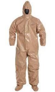 DESCRIPTION: (1) CASE OF (6) DISPOSABLE COVERALLS BRAND/MODEL: TYCHEM #5000 INFORMATION: TAN SIZE: XL RETAIL$: $58.87 EA QTY: 1