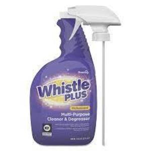 DESCRIPTION: (6) MULTI PURPOSE CLEANER BRAND/MODEL: WHISTLE PLUS SIZE: 32 OZ RETAIL$: $7.00 EA QTY: 6