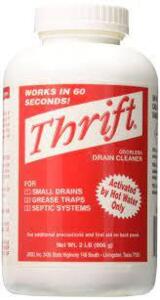 DESCRIPTION: (6) DRAIN CLEANER BRAND/MODEL: THRIFT SIZE: 2 LB RETAIL$: $25.99 EA QTY: 6