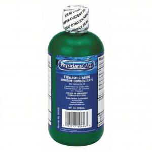 DESCRIPTION: (1) CASE OF (12) EYEWASH PRESERVATIVE BRAND/MODEL: PHYSICIANSCARE #33rh74 SIZE: 8 OZ RETAIL$: $13.23 EA QTY: 1