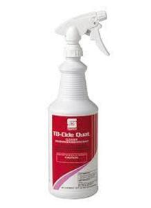 DESCRIPTION: (6) CLEANER DEODORIZER DISINFECTANT BRAND/MODEL: SPARTAN TB CIDE QUAT SIZE: 1 QT RETAIL$: $6.23 EA QTY: 6