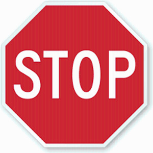 DESCRIPTION: (2) STOP SIGN INFORMATION: ALUMINUM RETAIL$: $27.05 EA QTY: 2