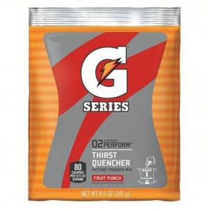 DESCRIPTION: (1) CASE OF (40) SPORTS DRINK MIX BRAND/MODEL: GATORADE #3UYW3 INFORMATION: FRUIT PUNCH SIZE: 1 GALLON PER BAG RETAIL$: $175.00 EA QTY: 1