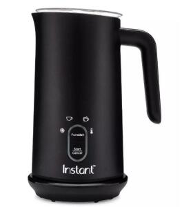 DESCRIPTION: (1) 4-IN-1 MILK FROTHER BRAND/MODEL: INSTANT POT/ INFORMATION: 500 WATT OUTPUT, 10OZ CAPACITY RETAIL$: $39.99 SIZE: 8.8 Inches (H) x 6.2