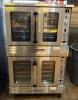 DESCRIPTION: DOUBLE STACK GAS CONVECTION OVEN ON CASTERSWS BRAND/MODEL: SOUTHBEND INFORMATION: IN GREAT SHAPE LOCATION: KITCHEN QTY: 1