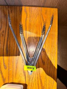 NAME: (3)- TONGS DESCRIPTION: (3)- TONGS LOCATION: MAIN DINING QTY: 3