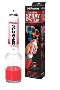 DESCRIPTION: (6) PAINT SPRAYER KIT BRAND/MODEL: PREVAL RETAIL$: $16.49 EA QTY: 6