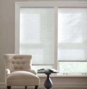 SNOW DRIFT CORDLESS LIGHT FILTERING CELLULAR SHADES FOR WINDOWS - 23 IN W X 48 IN L