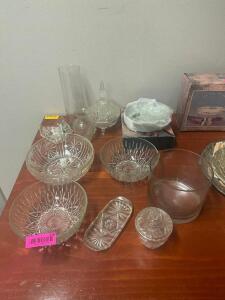 (10) - CRYSTAL SERVING SET