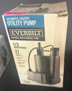 AUTOMATIC SHUTOFF UTILITY PUMP