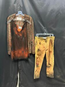 DESCRIPTION SACRIFICE RELIEF ACTORS COSTUME. ADDITIONAL INFORMATION EVERY STAIN, EVERY BLEMISH, TELLS A STORY OF HORROR AND DESPAIR. FROM THE HAUNTING