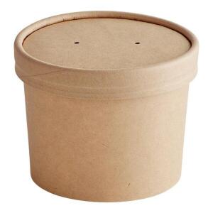 DESCRIPTION (10) CASES OF 12 OZ KRAFT PAPER SOUP CUPS W/ LIDS ADDITIONAL INFORMATION 25 PER CASE. $61 PER CASE RETAIL PRICE: $610 THIS LOT IS: SOLD BY