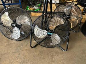 DESCRIPTION (3) 20" FLOOR FANS THIS LOT IS: SOLD BY THE PIECE QTY 3