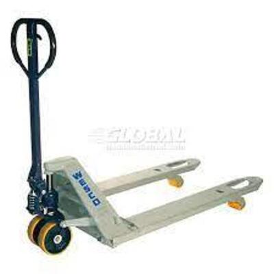 DESCRIPTION: (1) INDUSTRIAL HAND TRUCK, PALLET JACK BRAND/MODEL: WESCO INFORMATION: GRAY SIZE: 5500 LB CAPACITY RETAIL$: $999.99 EA QTY: 1