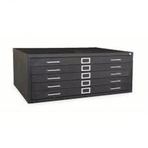 DESCRIPTION: (1) FLAT FILE CABINET BRAND/MODEL: PART NUMBER/2CLC2 INFORMATION: BLACK/5-DRAWERS/MINOR DAMAGES, MUST COME INTO INSPECT SIZE: 16-7/64"H X