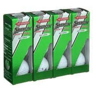 DESCRIPTION: (3) BOXES OF (12) GOLF BALLS BRAND/MODEL: SRIXON INFORMATION: WHITE, SOFT FEEL RETAIL$: $26.99 EA QTY: 3