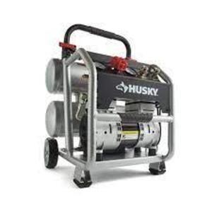 DESCRIPTION: (1) SILENT AIR COMPRESSOR BRAND/MODEL: HUSKY #3320445 SIZE: 4.5 GALLON RETAIL$: $249.00 EA QTY: 1