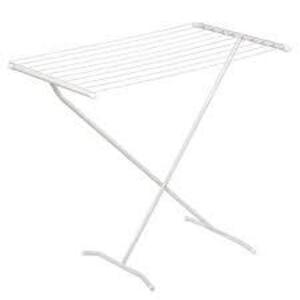 DESCRIPTION: (1) FOLDING DRYING RACK BRAND/MODEL: HONEY CAN DO #DRY-01227 INFORMATION: WHITE, STEEL RETAIL$: $19.89 EA QTY: 1