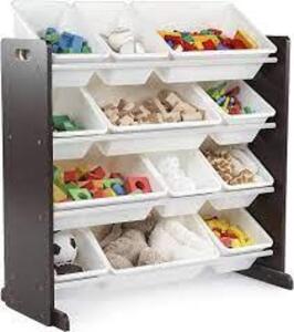 DESCRIPTION: (1) TOY BIN ORGANIZER BRAND/MODEL: HUMBLE CREW SIZE: 12 BIN ORGANIZER RETAIL$: $70.00 EA QTY: 1