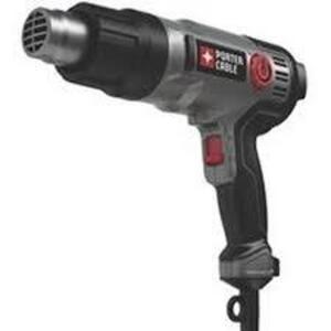 DESCRIPTION: (1) HEAT GUN BRAND/MODEL: PORTER CABLE #PC1500HG INFORMATION: GRAY SIZE: 1500 WATT RETAIL$: $56.30 EA QTY: 1