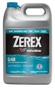 DESCRIPTION: (2) ANTIFREEZE / COOLANT BRAND/MODEL: ZEREX #G48 SIZE: 1 GALLON RETAIL$: $40.73 EA QTY: 2