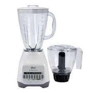 DESCRIPTION: (1) 2 IN 1 KITCHEN SYSTEM WITH FOOD CHOPPER BRAND/MODEL: OSTER RETAIL$: $60.00 EA QTY: 1