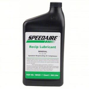 DESCRIPTION: (2) COMPRESSOR OIL BRAND/MODEL: SPEEDAIRE #1WG50 SIZE: 1 QT RETAIL$: $14.50 EA QTY: 2