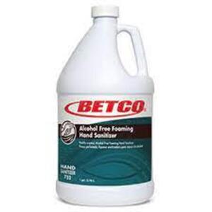 DESCRIPTION: (4) ALCOHOL FREE FOAMING HAND SANITIZER BRAND/MODEL: BETCO SIZE: 1 GALLON RETAIL$: $40.78 EA QTY: 4