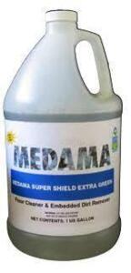 DESCRIPTION: (2) SUPER SHIELD EXTRA GREEN FLOOR CLEANER BRAND/MODEL: MEDAMA SIZE: 1 GALLON RETAIL$: $86.45 EA QTY: 2