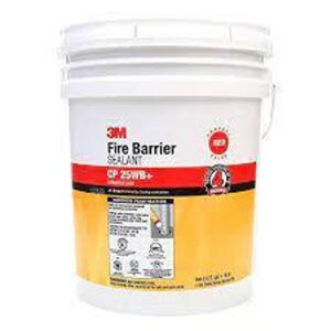 DESCRIPTION: (1) FIRE BARRIER SEALANT BRAND/MODEL: 3M CP 25WB+ SIZE: 5 GALLON RETAIL$: $464.00 EA QTY: 1