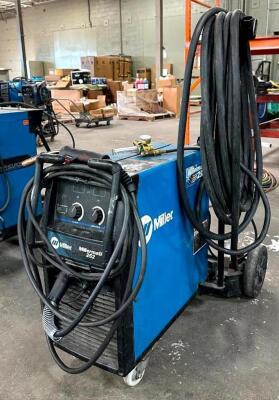 MILLERMATIC 252 HIGH OUTPUT MIG WELDER ON CASTERS