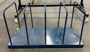 4-SECTION METAL STORAGE RACK