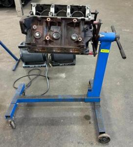 1/2 TON ENGINE STAND WITH ENGINE